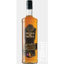 Srpska Trojka rakija šljiva prepecenica 40%alc 0.7l Cene