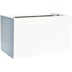 URBAN GARDEN Žardinjera Cubo 80 cm bela Cene
