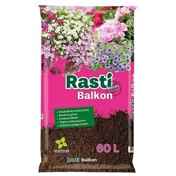 Metrob Zemlja za balkonske rastline in pelargonije Rasti Balkon (Rjava, 60 l) Cene