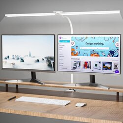 HENSAM 80 cm LED namizna svetilka s sponko Cene
