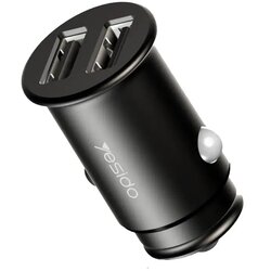 Yesido mini auto punjač sa dva usb porta Cene