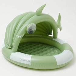 Sunnylife dječji bazen s krovićem shark tribe khaki Cijene