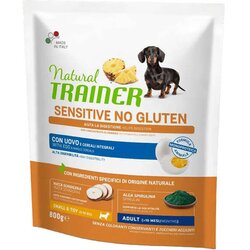 Trainer specialty nutrition sensitive monoproteico animale no gluten small & toy adult with egg and whole cereals - hrana za odrasle pse malih i t Cene