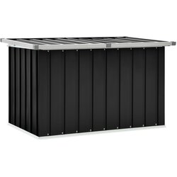 vidaXL Vrtna škatla za shranjevanje antracitna 109x67x65 cm, (20579947) Cene