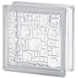 SEVES GLASS BLOCK Prizma staklena 19x19cm CLEAR SPONGE 1919/8 SGB Cene