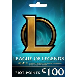 Riot Games league of legends gift card 100€ - riot key - europe server only Cene