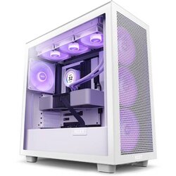 NZXT Ohišje iz belega kaljenega stekla Atx H7 Flow Rgb, (21408564) Cene