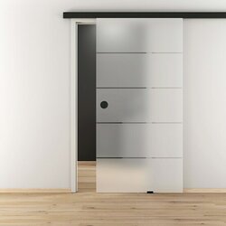 DIAMOND DOORS black edition komplet drsnih vrat jubidoor 6.1 (935 x 2.058 mm, kaljeno varnostno steklo (esg)) Cene