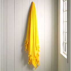  Monaco - yellow yellow fouta (beach towel) Cene
