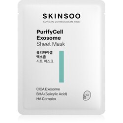 SKINSOO PurifyCell Exosome Sheet Mask pomirjevalna tekstilna maska 22 g Cene