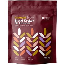Granum snack slatki kreker sa urmom 80g Cene