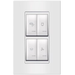 Aling Conel Univerzalno kopalniško stikalo vertikalno 4x16A 250V~ z indikacijo in omarico 4M, belo, (21227082) Cene