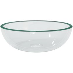 Maison Chic Umivalnik - Kopalna umivalnik - Lavabo kaljeno steklo 35x12 cm prozoren, (21684803) Cene