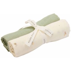 Little Dutch® 2-dijelni set tetra pelena 70x70 forest treasures Cene