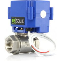 U.S. SOLID motorni krogelni ventil DN15 9–24 V Cene