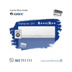 Gree Airy GWH18AVDXE inverter klima uređaj 18 -25°C Cene