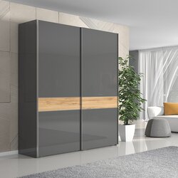 Jela omara z drsnimi vrati kalla onyx 180 cm Cene