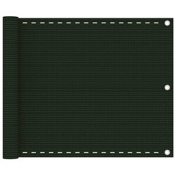 Balkonski zastor tamnozeleni 75 x 300 cm HDPE Cene