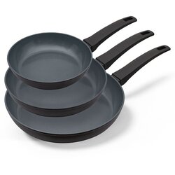 BE Living 3 -delni set ponev BE Living - Delight black (20-24-28 cm) Cene