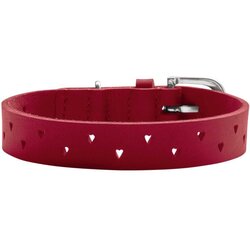 zoocity Hunter ogrlica za pse Aalborg Soul kožna crvena Cene