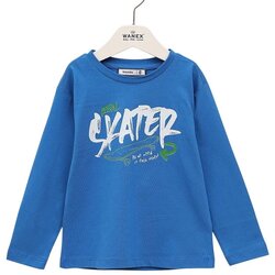 Wanex Majica dugih rukava za dečake Skater 17328, Plava Cene