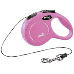 Flexi povodec Classic XS, vrvica - 3 m (različne barve) roza Cene