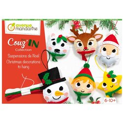 Avenue Mandarine Kreativni komplet za šivanje – božični okraski Cene