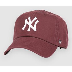 47 Brand MLB NY Yankees '47 Clean Up Kapa s šiltom dark maroon Cene
