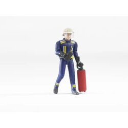 Bruder Feuerwehrmann mit Helm, Handsch., Zubehö 60100 Cene