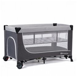 Kinderkraft prenosna posteljica leody™ grey Cene
