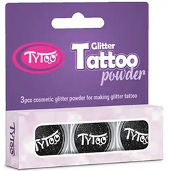 TyToo TyToo: 3x2,5ml komplet črnih bleščic v prahu Cene