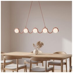 Ružičasti luster na sajli SINUS 5xG9/8W/230V Cene