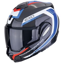 Scorpion exo-tech evo carbon cosy black-blue-red kaciga Cene