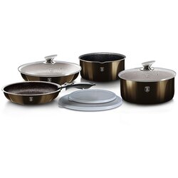 Berlinger Haus BH/7041 set jedilnega pribora, Metallic Line Shiny Black Edition, 9-delni, Metallic Line Shiny Black Edition Cene