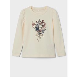 name it Cream Girly T-shirt Teresa - Girls Cijene