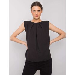 RUE PARIS Blouse-318-BZ-25759.21-black Cene
