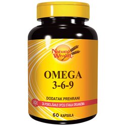 Natural Wealth omega 3-6-9 60 gel kapsula Cene