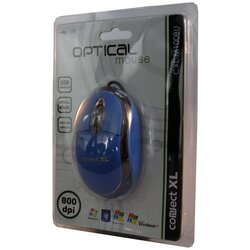 Connect Xl xl miš optički, 800dpi, usb, plava boja - CXL-M100BU Cene