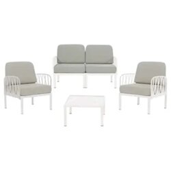 Comfort time baštenska garnitura Luna II – bela Cene