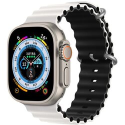 Moye smartwatch ocean strap 44/45/49mm white/black ( 055038 ) Cene