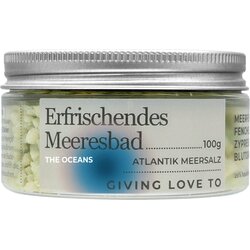 GIVING LOVE TO Sol za kupanje "Osvježavajuća morska kupka" - The Ocean - 100 g Cene