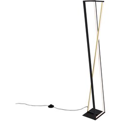 Trio Leuchten Trio - LED prigušiva podna lampa EDGE LED/26W/230V 2300/3000/4000K crna Cene