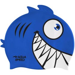 Aqua speed Kids's Swimming Cap ZOO Pirana 01 Navy Blue Cijene