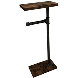 Woody Fashion Boruraf178 walnutblack pipe hook Cene