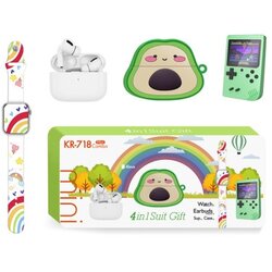  karler bass k718-combo set (mini watch, konzola, tws bluetooth slusalice + futrola za slusalice avocado) ( IT1217 ) Cene