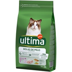 Affinity Ultima Ultima Cat Hairball Control puran & riž - 4,5 kg (3 x 1,5 kg) Cene