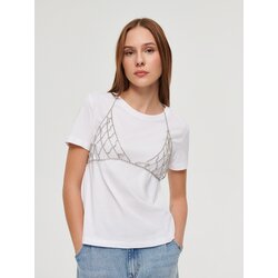 House bralette grudnjak od kristalića - Srebrna Cijene
