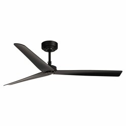Faro 34100 - plafonski ventilator MILOS crne boje + daljinski upravljač Cene