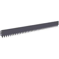 vidaXL Robovi trave 10 pcs 103 x 10 cm Jeklo Antracit, (5000301392) Cene
