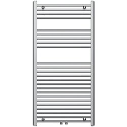 NOVASERVIS kupatilski merdevinski radijator 423W/230V 120x60 cm sjajni hrom, ravan Cene